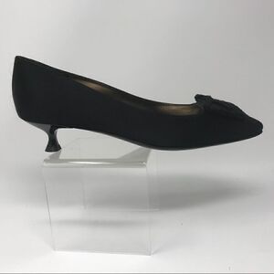 NWOT Salvatore Ferragamo Black Fabric shoes.